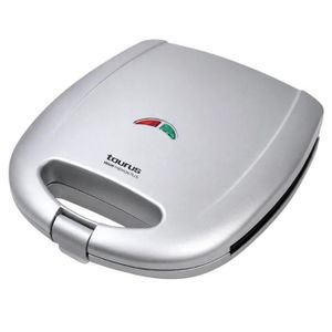 Taurus Chicago Silver Gril à panini 1200 W Presse-sandwich antiadhésive