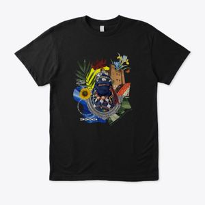 None T-shirt Amazigh Girl - Tazerzit - Black