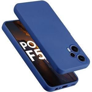 Case Coque Souple Liquid Silicone pour Xiaomi poco F5 bleu – Protection élégante et maniabilité