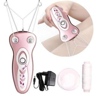 Épilateur Électrique Facial Pour Femmes, Machine À Épiler Avec Fil De Coton