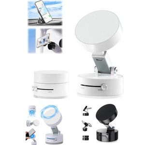Support Téléphone Voiture Magnétique et Orientable - Fixation Tableau de Bord Haute Puissance, Support Auto Aimanté Universel et Ajustable pour Smartphone