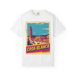CAPRI T-shirt Design URBAN STYLE VILLE CASA BLANCA & Unisexe en 100% coton