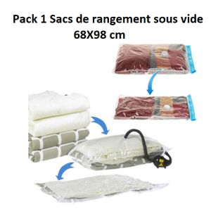 Lot de 2 sacs de rangement sous vide Raviday sur marjanemall aux meilleurs  prix au Maroc