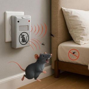 Riddex Plus répulsif électronique ultrasonique, anti moustiques rats cafards, appareil antiparasitaire sans produits chimiques pour maison