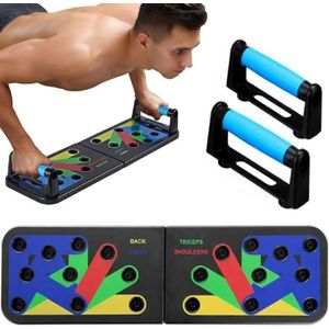  Planche de pompes multifonctionnelle - Équipement d'entraînement pour homme et femme - Planche d'entraînement portable pour la maison 