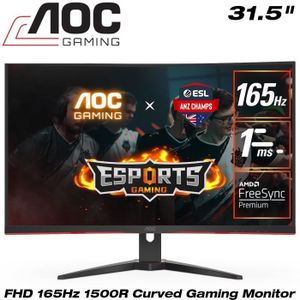 AOC Gaming | Ecran PC Gamer Incurvé 27 240Hz 0.5ms Display Port HDMI2 |  C27G2ZE