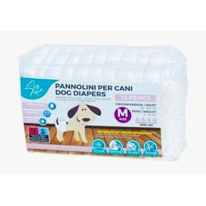 Leopet حفاضات نسائية للاستخدام مرة واحدة × 12 مقاس M