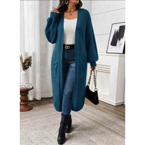 Cardigan / cape long en maille