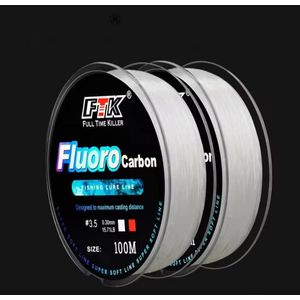 خيط صيد فلوروكربون 100 متر – قطر 0.30 مم خيط مثالي لصيد الأسماك البرية والبحرية