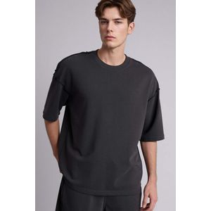 Defacto T-shirt à col rond et manches courtes Coupe ample