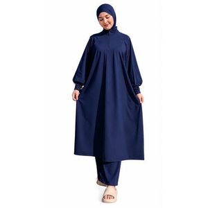 Burkini Femme Modeste 3 Pièces Bleu Marine – Maillot de Bain Islamique