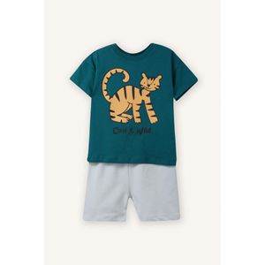 Defacto طقم مطبوعة من قطعتين