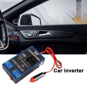 Convertisseur de Voiture 1500W 12V/24V à 220V avec Charge Rapide et 4 Ports USB