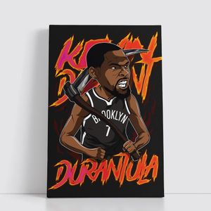 Asian Planet Tableau NBA sur Toile – Affiche Murale 25x40 cm avec Equipes et Joueurs Legendaires du Basket 245