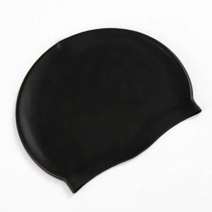 Bonnet de natation en silicone imperméable pour piscine et sport aquatique