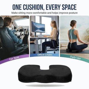 Tapis de refroidissement -coussin de chaise respirant en nid d'abeille élastique