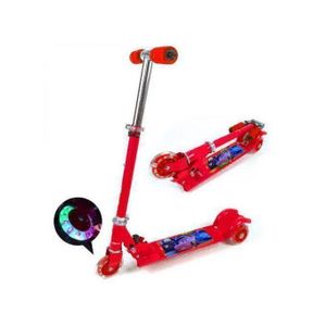 Trottinette à 3 roues en métal, hauteur ajustable, Scooter pliable pour enfants
