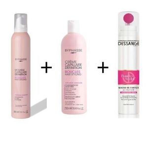 Byphasse Dessange Mousse +MOUSSE BOUCLES 300ML + Creme boucles (250ml.)