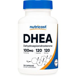 Nutricost DHEA، 100 ملغ، 240 كبسولة