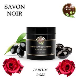 Bio Pro Green الصابون المغربي الأسود روز صابون البلدي