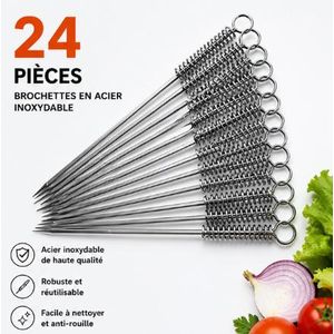 Lot de 24 Brochettes