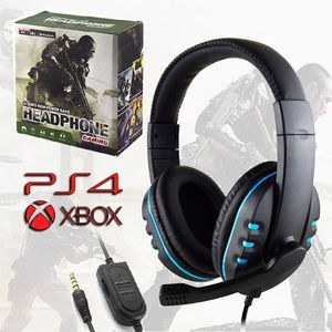 Generic Casque de jeu filaire avec micro 3.5MM stéréo pour PS4, PC, PS3,  XBOX, NINTENDO SWITCH à prix pas cher