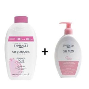 Byphasse Gel douche 600ML + Gel intime (250ml.)