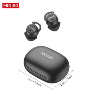 Miniso MS217 Écouteurs de sommeil de traduction Al Écouteurs de traduction en temps réel Écouteurs sans fil Open-Ear OWS, Dernière version BT V6.0, Réduction du bruit Appel clair, 6,5 heures de musique Longue durée de vie de la batterie,