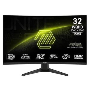Msi écran gamer MAG 321CQF E18 31,5" 0.5ms 180 Hz 2K Rapid VA Curved