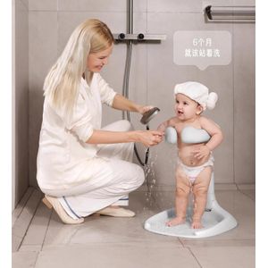 Baignoire pour bébé à hauteur réglable, support pliable pour nouveau-né 0-6 mois, table de bain antidérapante et ajustable, porte-bébé de bain pratique et facile à utiliser, support de baignoire pour bébé/tout-petit