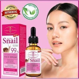 Snail BYS WY Sérum Escargot Collagen 99% de vitamine E, Huile Blanchissant -anti acné,