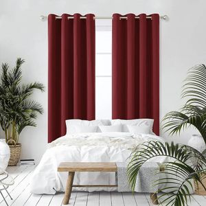 Rideaux  140x240 cm x2 pieces – Velours Doux – Anti Lumière 95% Isolation Thermique Été  HiverSalon, Chambre, Bureau