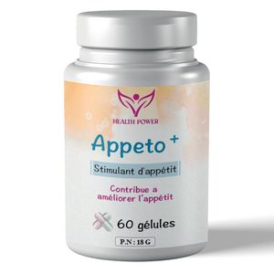 Health Power Appeto + Stimulant d'appétit Contribue a améliorer l'appétit 60 gélules