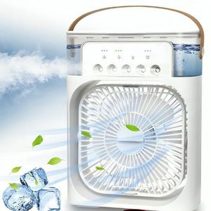 Ventilateur Portable avec LED – Compact et Pratique – couleur aleatoire