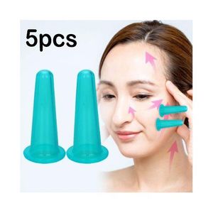 "Set de Ventouses Silicone pour Femmes – 5 Pièces pour Maquillage, Anti-Cellulite et Massage Thérapeutique"