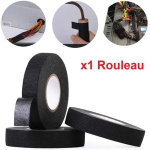 Rouleau de ruban adhésif en tissu pour câblage électrique - résistance à la chaleur