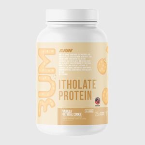 Raw Cbum Itholate Protéine isolée 800 g (25 portions) –  Nutrition Biscuit à la vanille et à l'avoine 25SERV
