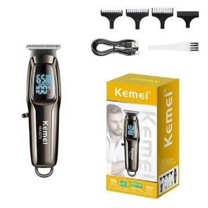 Kemei Tondeuse à Cheveux Électrique Professionnelle, Nouveau Design Mini Économique, Charge rapide avec Écran LCD KM-2273