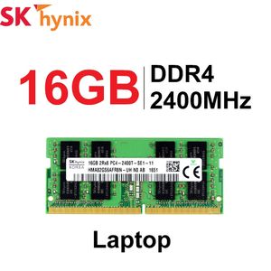 SK Hynix Ram 16GB DDR4 2400MHz PC4-2400 SO-DIMM Mémoire RAM pour Ordinateur Portable et Pc Min