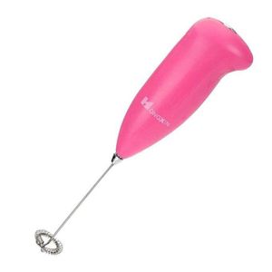 Batteur électrique poignée en acier inoxydable // Mélangeur À Oeufs//Mini Mixueur du crème// Mousseur À Lait et Café - Rose