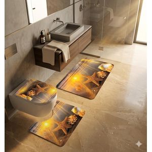 Set 3 pieces salle de bain  silicone 