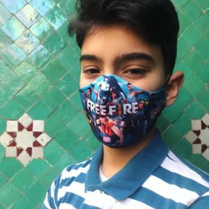 كمامة وقائية قابلة للغسل وإعادة الاستخدام