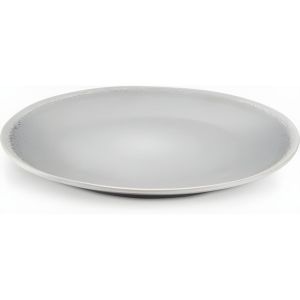 Assiette Plate - Céramique Grise - Pour Service de Table - Ø28cm
