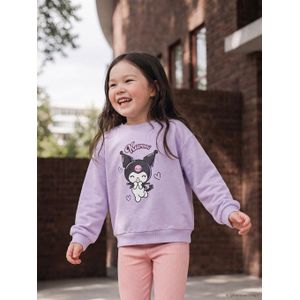 Lc Waikiki Sweat-shirt à col rond Kuromi imprimé pour fille