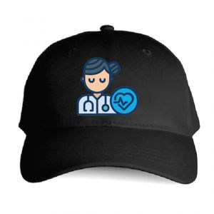 Casquette médecin cardiologue stéthoscope médecine