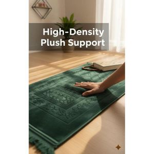 Tapis de Prière Matelassé Premium – Confort Absolu et Design Épuré