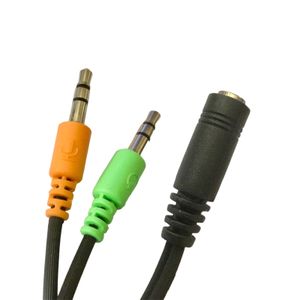 Generic Câble Ecouteurs Doubleur Répartiteur Mini-jack 3,5mm 1 Mâle-2  Femelle à prix pas cher