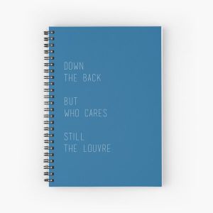 The Louvre Lyrics Lorde Spiral Notebook Bloc note