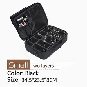 Mallette de rangement multicouche, trousse de maquillage professionnelle, sac à cosmétiques, valise de grande capacité