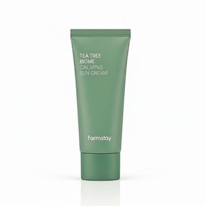 Farmstay Crème Solaire Apaisante au Tea Tree Biome - Protection Quotidienne - 50g